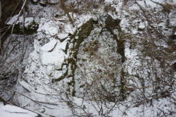 Jádro, severní místnost východní trojprostorové budovy, pec teplovzdušného topení (© Jan Večeřa, 01/2016)