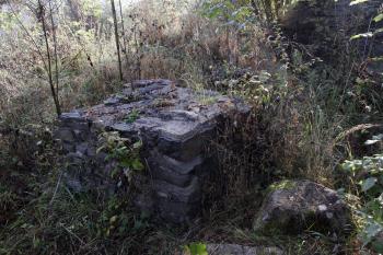 Východní část pozůstatků branské budovy ( © Iva Spurná 27.9.2009)