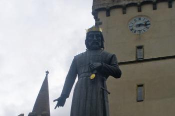 Socha Přemysla Otakara II. (© Vojtěch Barcal, 07/2013)
