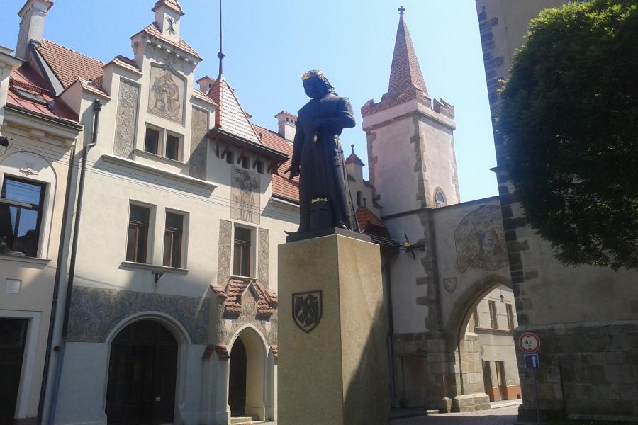 socha Přemysla Otakara II.