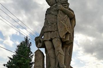 Čehovice – socha sv. Floriána (© Ivo Rozehnal, 08/2013)