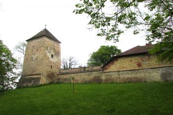 Část hradeb ve Vysokém Mýtě ( © Pavel Vítek 05/2017)