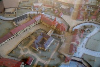 část modelu Smiřic se zámkem (konec 19. století) (© de ardoise, 06/2007)