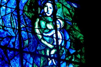 vitráž od Marca Chagalla ( © Milan Caha 06/2019)