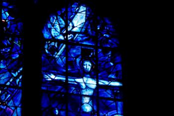 vitráž od Marca Chagalla ( © Milan Caha 06/2019)