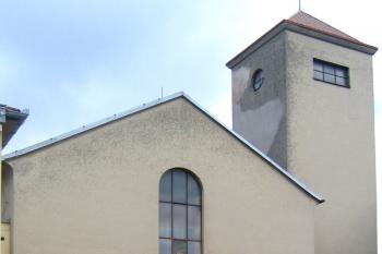 Kostel Českobratrské církve evangelické ve Mšeně. (© Pavel Vítek 09/2013)