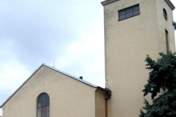 Kostel Českobratrské církve evangelické ve Mšeně. (© Pavel Vítek 09/2013)