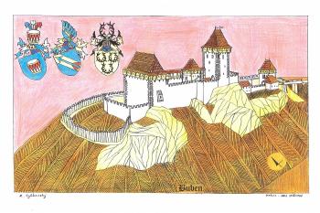 hrad podle R. Vyškovského (© jan heřman, 08/2012)