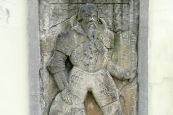 náhrobník Půty Rokytského z Ludanic (+1559) (© Jan P. Štěpánek 11/2013)