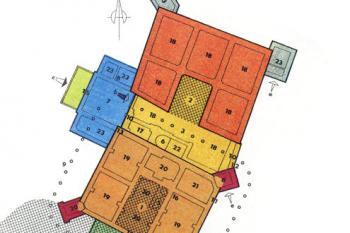 plán zámku (© Tibor György, Dalibor Kusák: Krásna Hôrka a Betliar, Vydavateľstvo Osveta, Martin 1985)