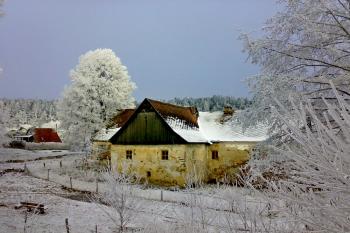 Zimní pohled na mlýn (© Jan Mastný 12(2007)