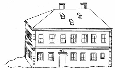 Aš, pohled na zámek na Niklasbergu z konce 18. století (Jiří Úlovec)