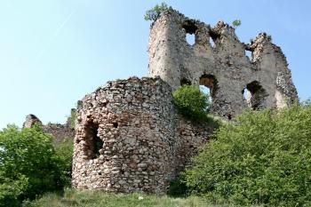 jižní renesanční bašta s průčelím jihovýchodního paláce (© Pavel Zany Komárek, 10. 5. 2009)