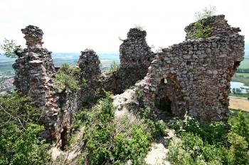 jihozápadní renesnační bašta - pohled z nádvoří (© Pavel Zany Komárek, 10. 5. 2009)