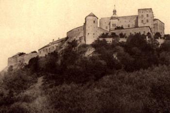 hrad od jihu (© August Prokop: Burgen und Schlösser, Brno 1888)