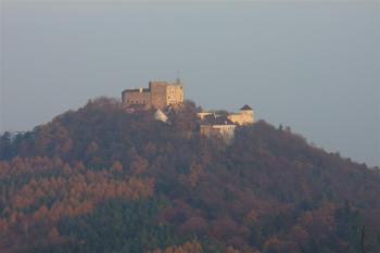 Buchlov - pohled z Holého kopce (© zdeněk komínek, 17.11./2006)