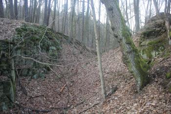 druhý příkop (© Luděk Vláčil 01/2016)