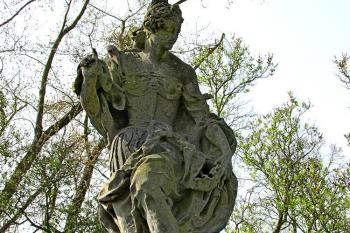 Socha sv. Markéty v Obříství (© Pavel Vítek 04/2014)