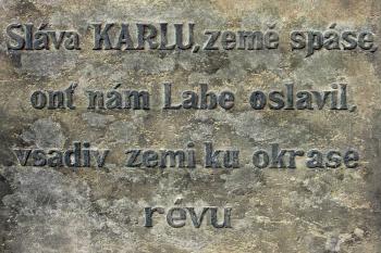 Socha Karla IV. v Mělníku (© Pavel Vítek 03/2014)