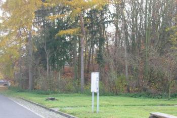 příchod k hrádku od západu (© D Dohňanský, 11/2017)