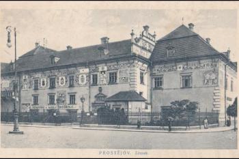 zámek na staré pohlednici 1936 (© Luděk Vláčil, 03/2015)