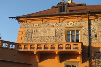 balkónek v již.křídle (© D Dohňanský, 11/2018)