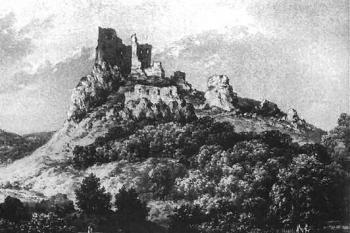 pohled od západu v polovině 19. století ( © Napoleon Orda)