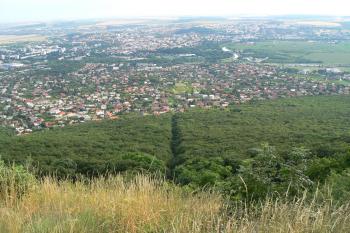 pohled do Nitry (© Jan Borek, 07/2014)