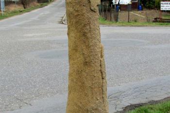 Torzo viničního křížku u Zeměch (© Pavel Vítek 03/2014)