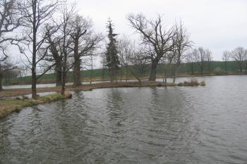 pohled na tvrziště od jihozápadu (© Jaroslav Špiroch, 05/2018)