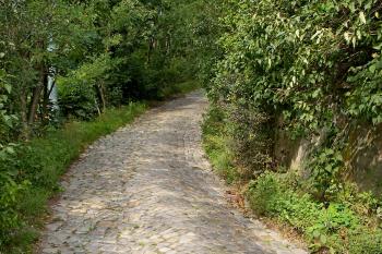 Dolní část ulice Na Dlážděnce (© Jiří Špaček, 08/2011)