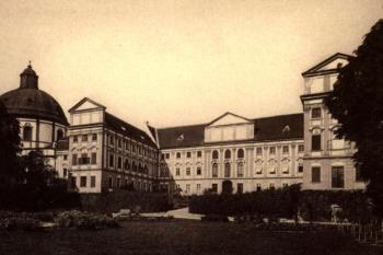 zámek od jihu (© August Prokop: Burgen und Schlösser, Brno 1888)