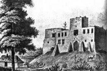 pohled od JV ( © F.P. Usner, 1805)