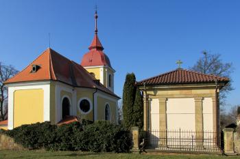 Kostel Povýšení sv. Kříže ve Zdibech ( © Pavel Vítek 02/2015)