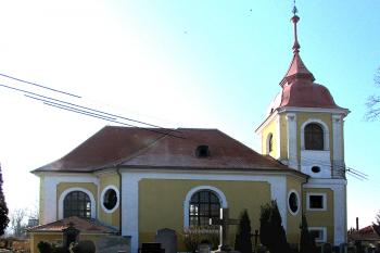 Kostel Povýšení sv. Kříže ve Zdibech ( © Pavel Vítek 02/2015)