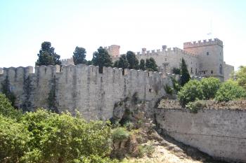 Palác velmistrů na řeckém ostrově Rhodos ( © Pavel Vítek 07/2018)