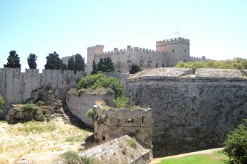 Palác velmistrů na řeckém ostrově Rhodos ( © Pavel Vítek 07/2018)