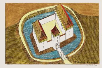 Cuknštejn v 15.století (© jan heřman, 12/2012)