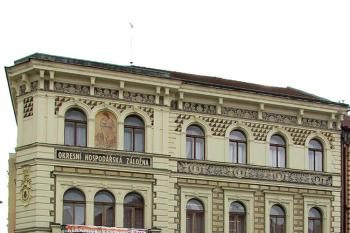 Bývalá Okresní hospodářská záložna ve Slaném ( © Pavel Vítek 03/2015)