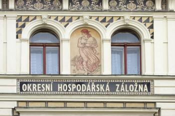 Bývalá Okresní hospodářská záložna ve Slaném ( © Pavel Vítek 03/2015)