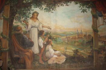 opona ze zdejší Záloženské dvorany ( © Luděk Vláčil 06/2015)