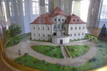 model zámku ve vestibulu Lichtenštejnského traktu (© Jaroslav Špiroch  07/2024)