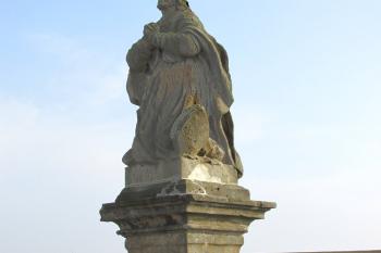 Socha sv. Donáta při cestě ze Šlapanic do Poštovic ( © Pavel Vítek 03/2015)