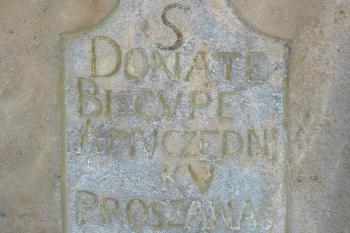 Socha sv. Donáta při cestě ze Šlapanic do Poštovic ( © Pavel Vítek 03/2015)