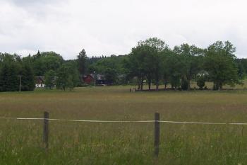 Pohled na hřbitůvek za kostelem ( © Ivo Rozehnal 06/2015)