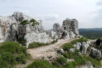 východní část horního hradu ( © Pavel Zany Komárek 8/5/2004)