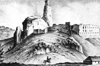 pohled od jihovýchodu, akvarel ( © Zygmunt Vogel, 1792)