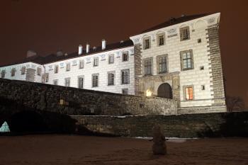 Nelahozeves - zima, noční (© Jan Pospisil, 02/2013)
