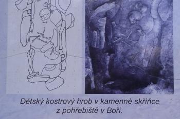 Dětský hrob v Boří  ( © 2015 NS - infotabule IRIS)