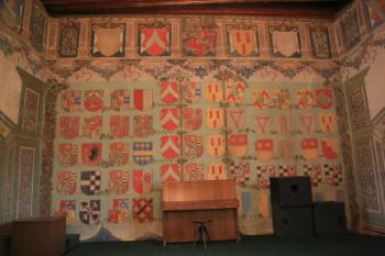 Výmalba jižní stěny Zlatého sálu ( © Stanislav Šůna 09/2009)